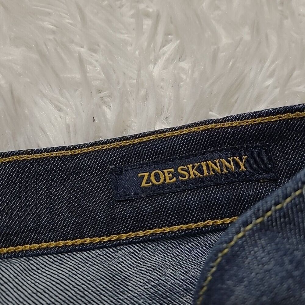 Lucky Brand Women's Zoe Skinny Jeans Size 6/28 Regular Dark Wash Low Rise - Picture 8 of 15